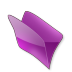 Dossier Violet Icon 72x72 png